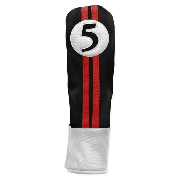 Sahara Retro Golf Headcover Black/Red/White 3 Sahara Retro Golf Headcover Black/Red/White – Bild 3