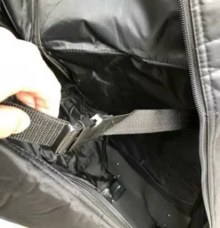 Upholstered Travelcover With Wheels, All Black -Zero-Friction-Shop jlpad upholstered travelcover with wheels all black6