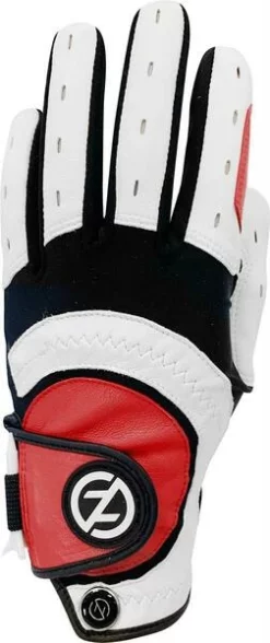 Zero Friction Xtreme Cabretta Handschuh Herren LH - Rot/Weiß/Schw.
