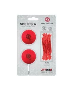 Zero Friction Spectra Two Ball-tee Pack, Rot