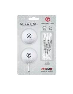 Zero Friction Spectra Two Ball-tee Pack, Weiß