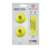 Zero Friction Spectra Two Ball-tee Pack, Gelb