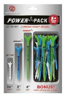 Zero Friction Power Tees Variety Pack - 50 Tee Set